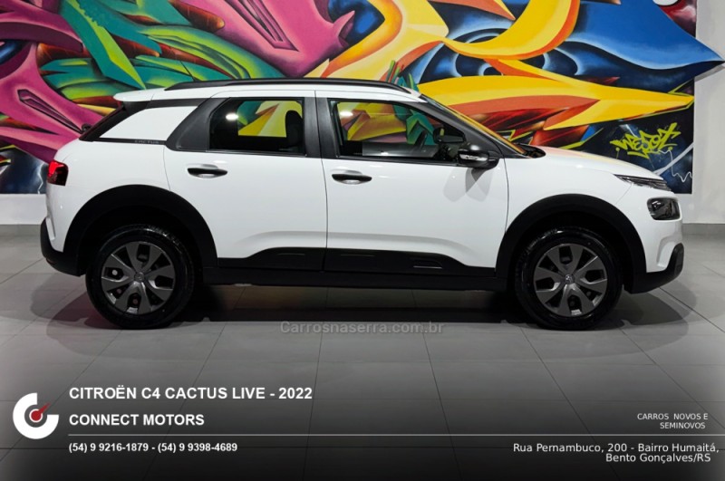 C4 CACTUS 1.6 VTI LIVE FLEX 4P AUTOMÁTICO - 2022 - BENTO GONçALVES