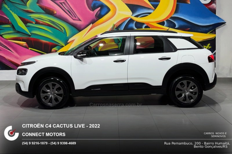 C4 CACTUS 1.6 VTI LIVE FLEX 4P AUTOMÁTICO - 2022 - BENTO GONçALVES