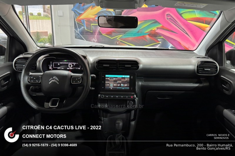 C4 CACTUS 1.6 VTI LIVE FLEX 4P AUTOMÁTICO - 2022 - BENTO GONçALVES