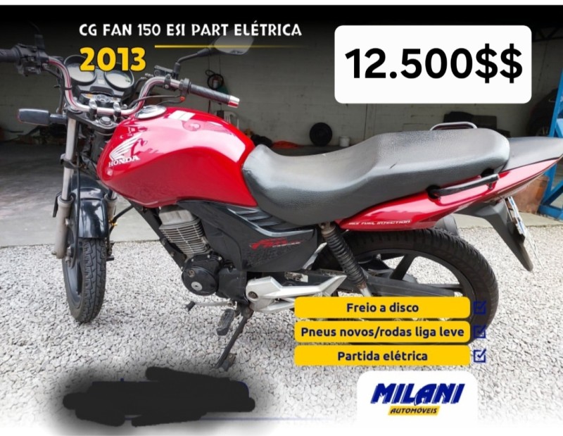 cg 150 fan esi 2013 bento goncalves