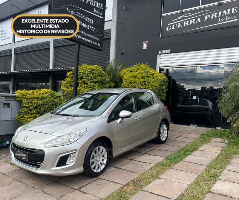 308 1.6 allure 16v flex 4p manual 2013 caxias do sul