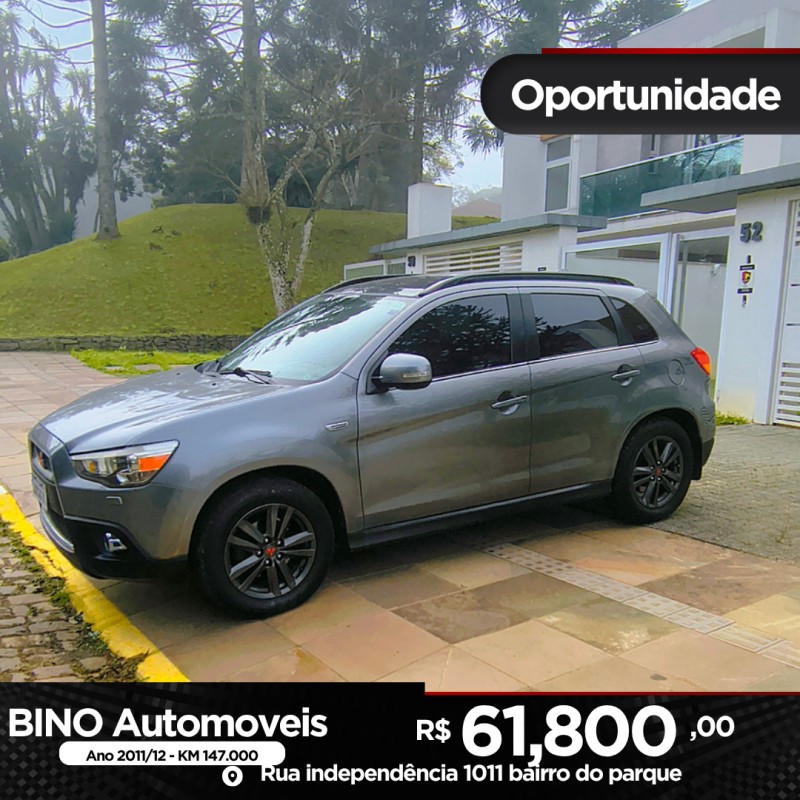 asx 2.0 4wd 16v gasolina 4p automatico 2012 farroupilha