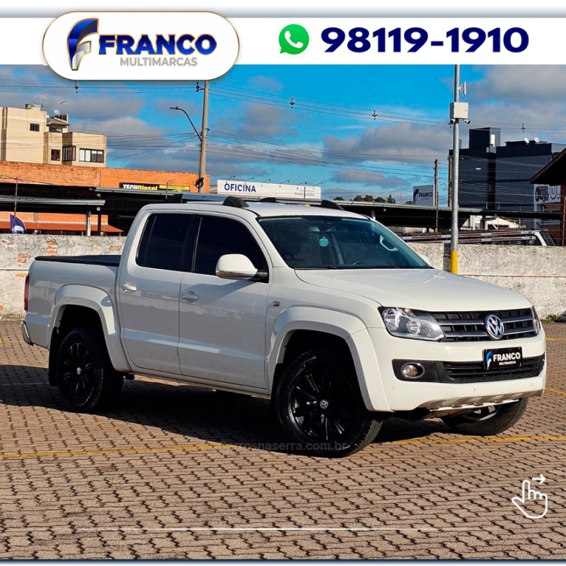 AMAROK 2.0 HIGHLINE 4X4 CD 16V TURBO INTERCOOLER DIESEL 4P AUTOMÁTICO - 2013 - VACARIA