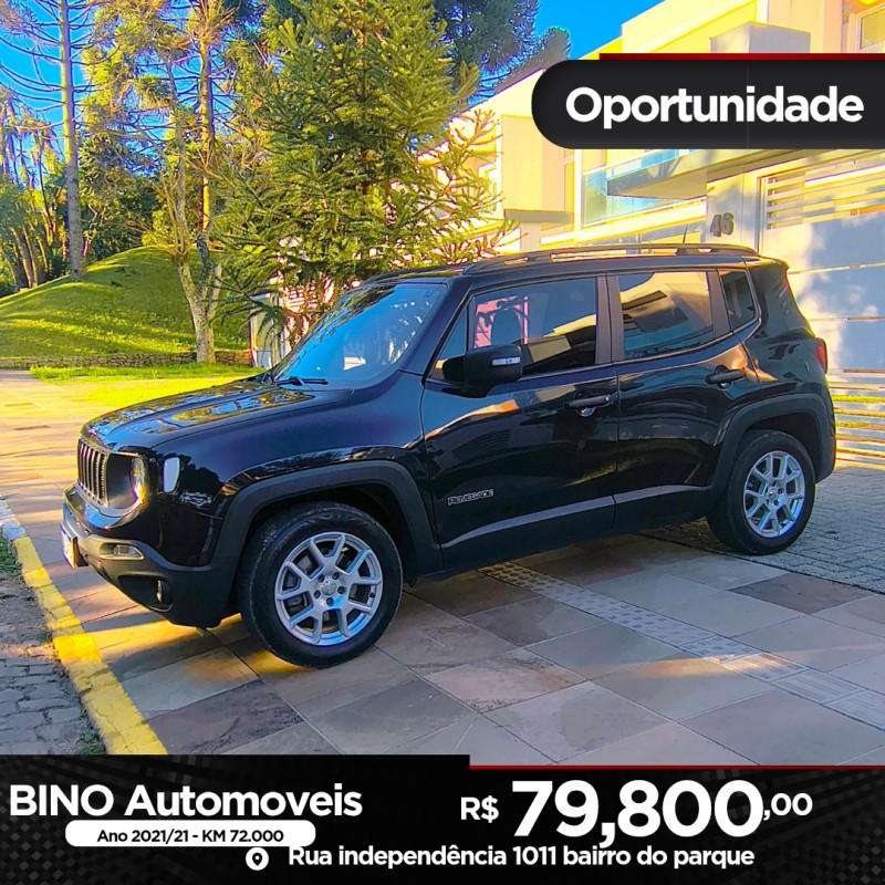 renegade 1.8 16v flex sport 4p automatico 2021 farroupilha