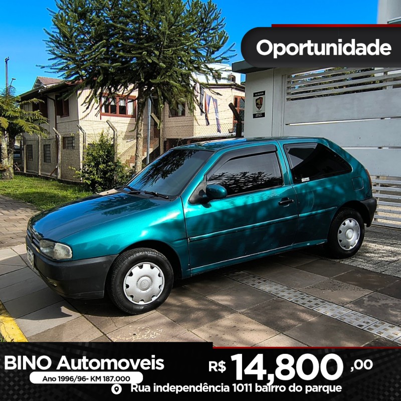 gol 1.8 gli 8v gasolina 2p manual 1996 farroupilha