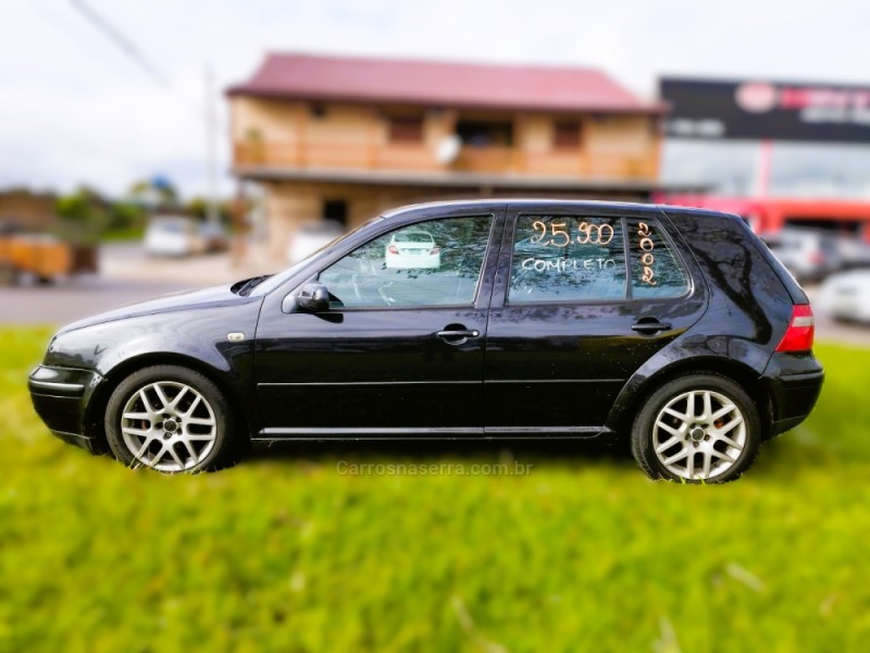 GOLF 1.6 MI BLACK & SILVER 8V GASOLINA 4P MANUAL - 2002 - NOVO HAMBURGO