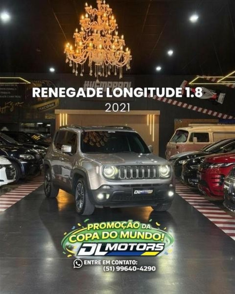 renegade 1.8 longitude 16v diesel 4p automatico 2020 lajeado