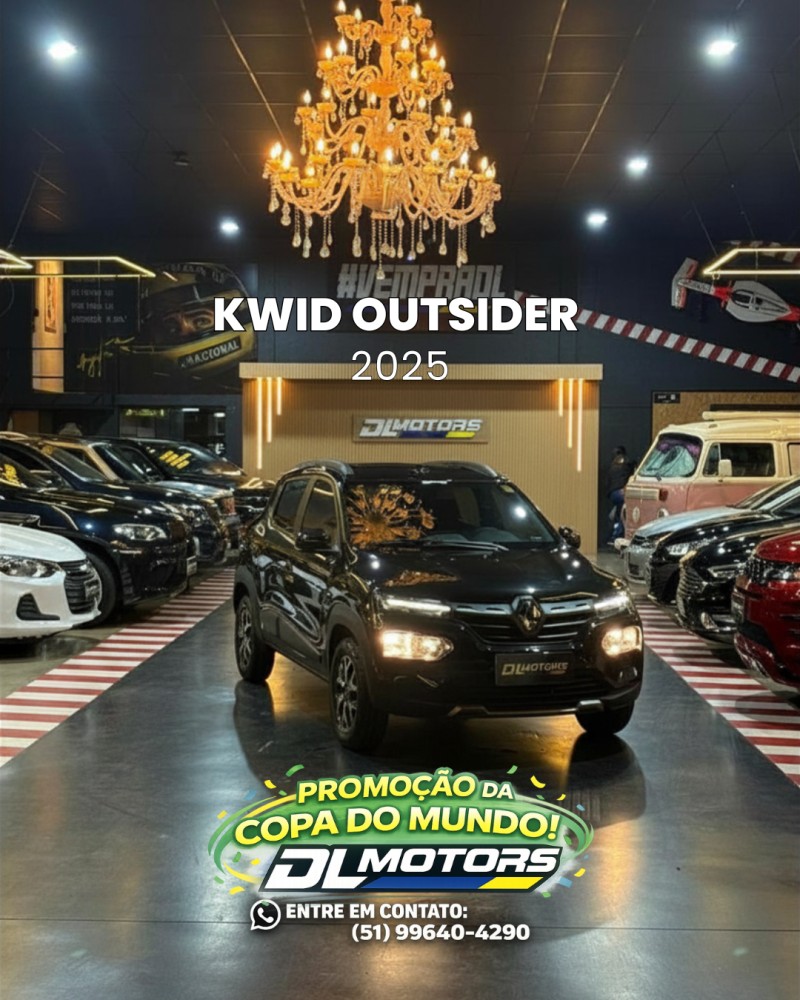 kwid 1.0 12v outsider flex 4p manual 2025 lajeado