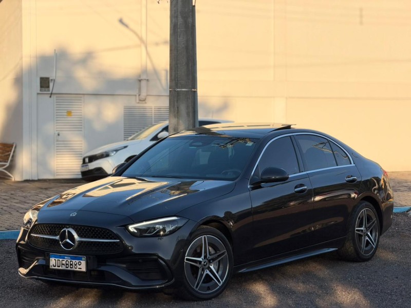 c 200 1.5 eq boost turbo amg line hibrido 4p automatico 2022 dois irmaos