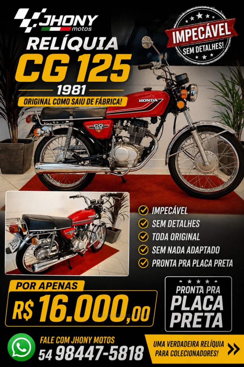 cg 125 titan 1981 caxias do sul