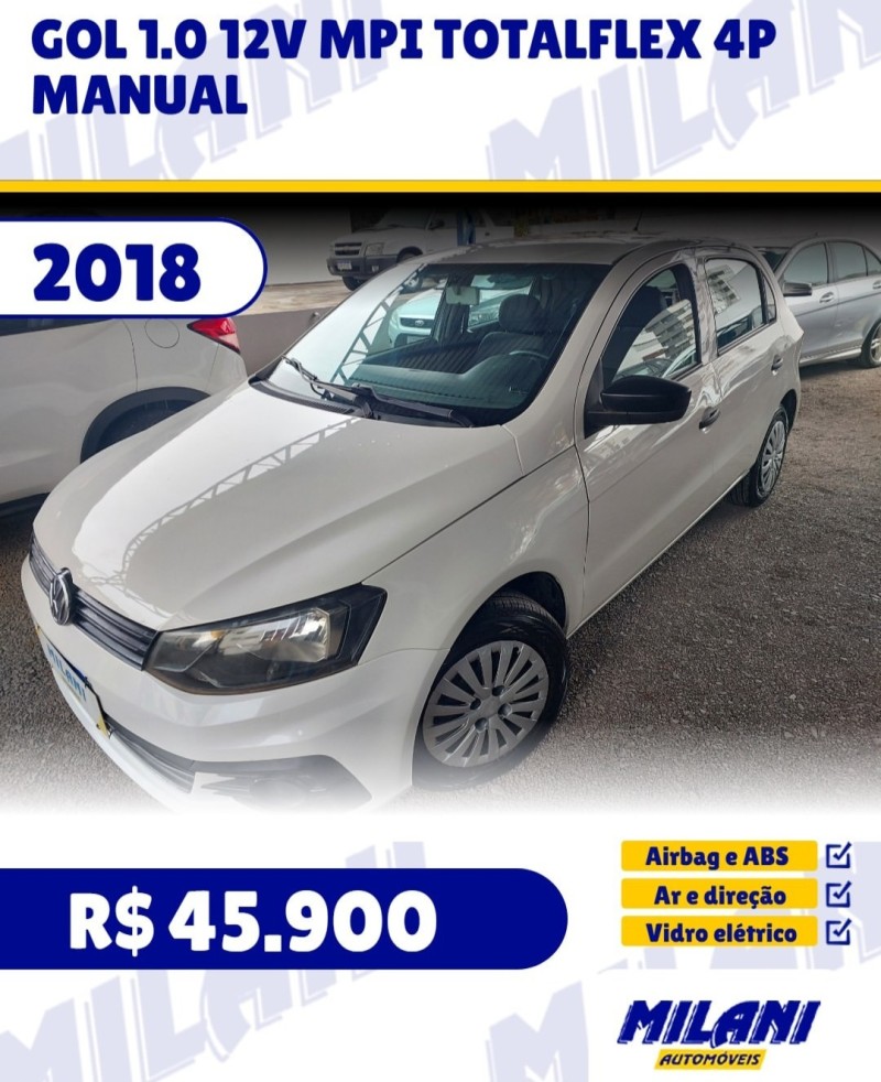 GOL 1.0 12V MPI TOTALFLEX 4P MANUAL - 2018 - BENTO GONçALVES