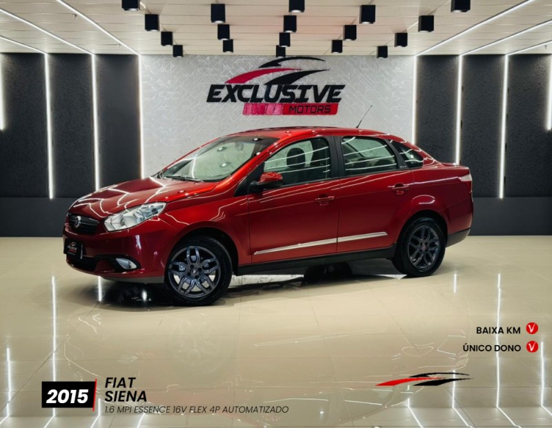 siena 1.6 mpi essence 16v flex 4p automatizado 2015 caxias do sul