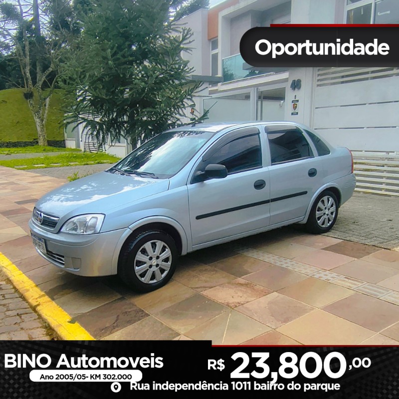 corsa 1.8 mpfi maxx sedan 8v flex 4p manual 2005 farroupilha