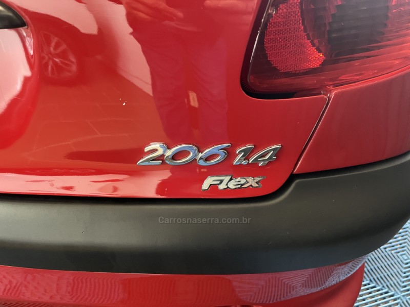 206 1.4 SENSATION 8V FLEX 4P MANUAL - 2010 - CAXIAS DO SUL