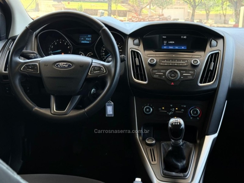 FOCUS 1.6 SE 16V FLEX 4P MANUAL - 2018 - LAGOA VERMELHA