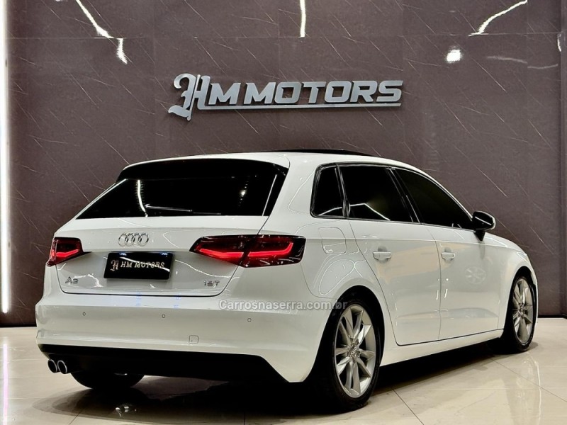 A3 1.8 TFSI SPORTBACK 16V GASOLINA 4P AUTOMÁTICO - 2014 - CAXIAS DO SUL