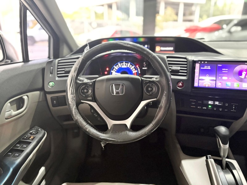 CIVIC 2.0 LXR 16V FLEX 4P AUTOMÁTICO - 2016 - NOVO HAMBURGO