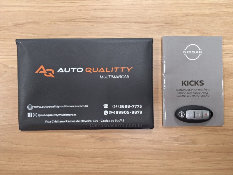 KICKS 1.6 16V FLEX SL PACK PLUS 4P XTRONIC - 2021 - CAXIAS DO SUL