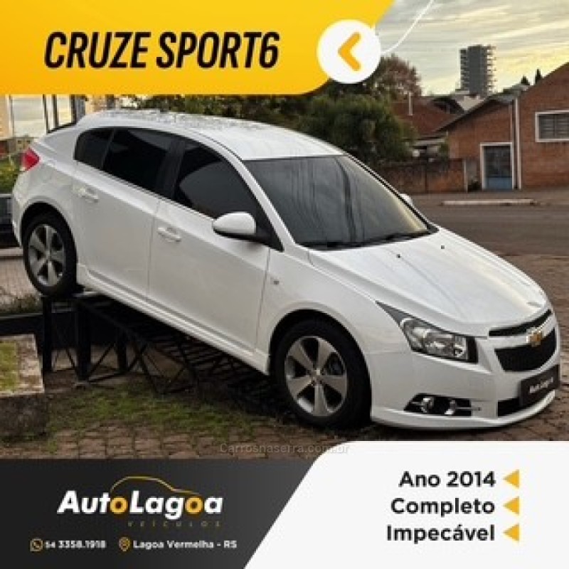 cruze 1.8 lt sport6 16v flex 4p automatico 2014 lagoa vermelha