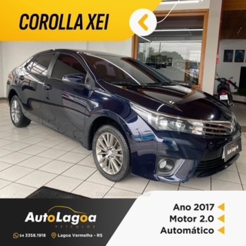 corolla 2.0 xei 16v flex 4p automatico 2017 lagoa vermelha