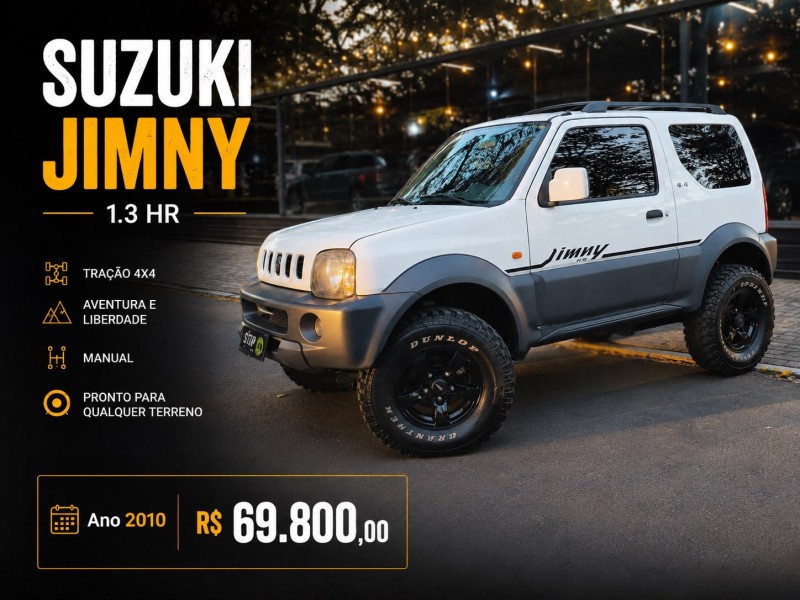 jimny 1.3 hr 4x4 16v gasolina 2p manual 2010 dois irmaos