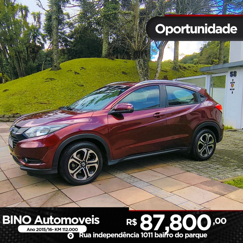 hr v 1.8 16v flex ex 4p automatico 2016 farroupilha