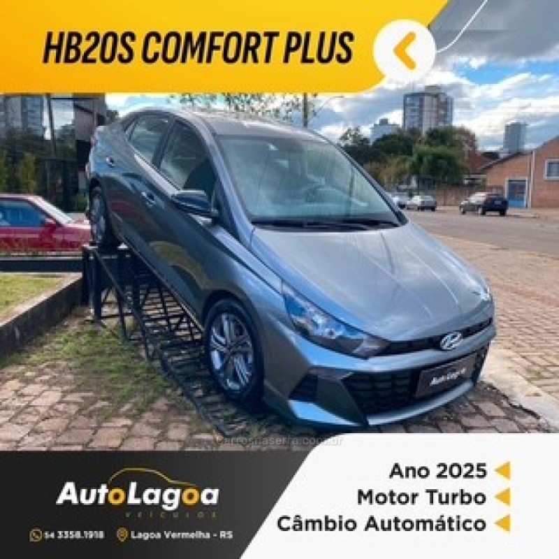hb20s 1.0 tgdi comfort plus 12v flex 4p automatico 2025 lagoa vermelha