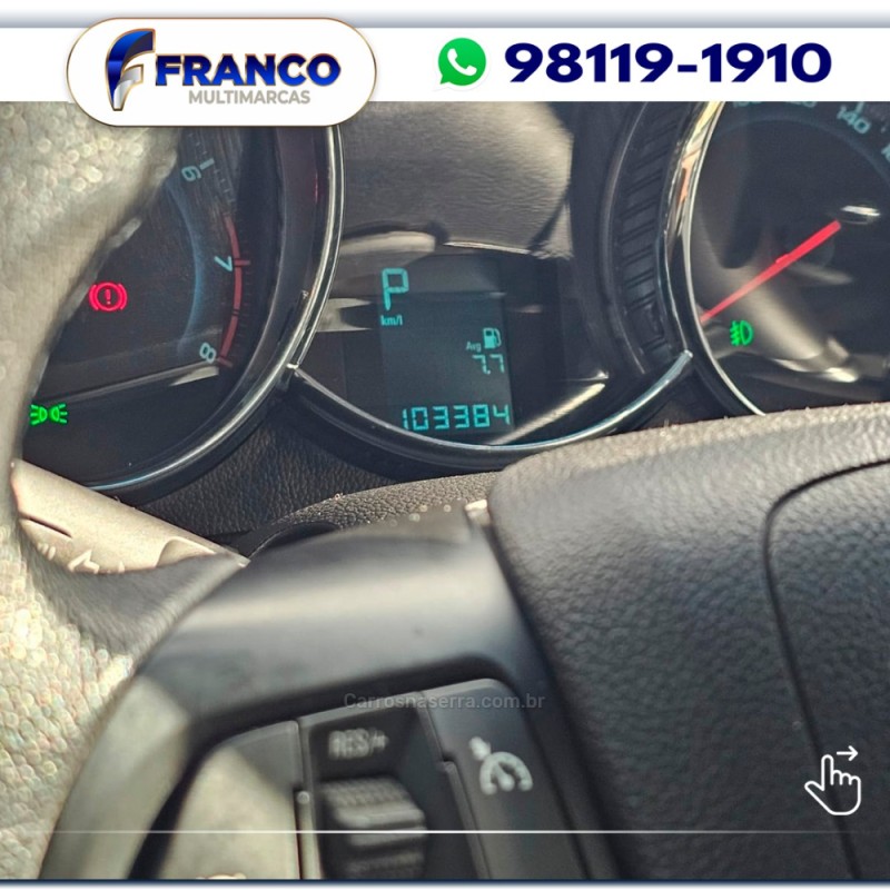 CRUZE 1.8 LTZ 16V FLEX 4P AUTOMÁTICO - 2015 - VACARIA
