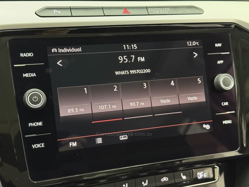 PASSAT 2.0 TSI 16V GASOLINA 4P AUTOMATIZADO - 2016 - SANTA CRUZ DO SUL