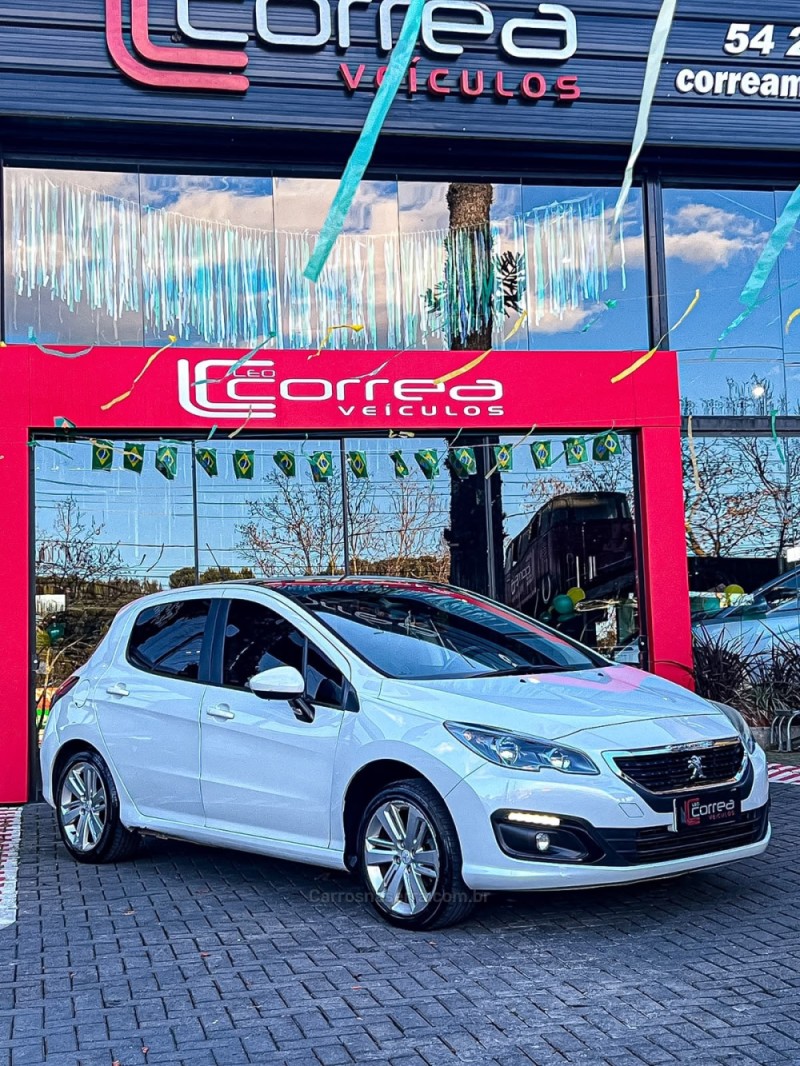 308 1.6 allure 16v flex 4p manual 2016 canela