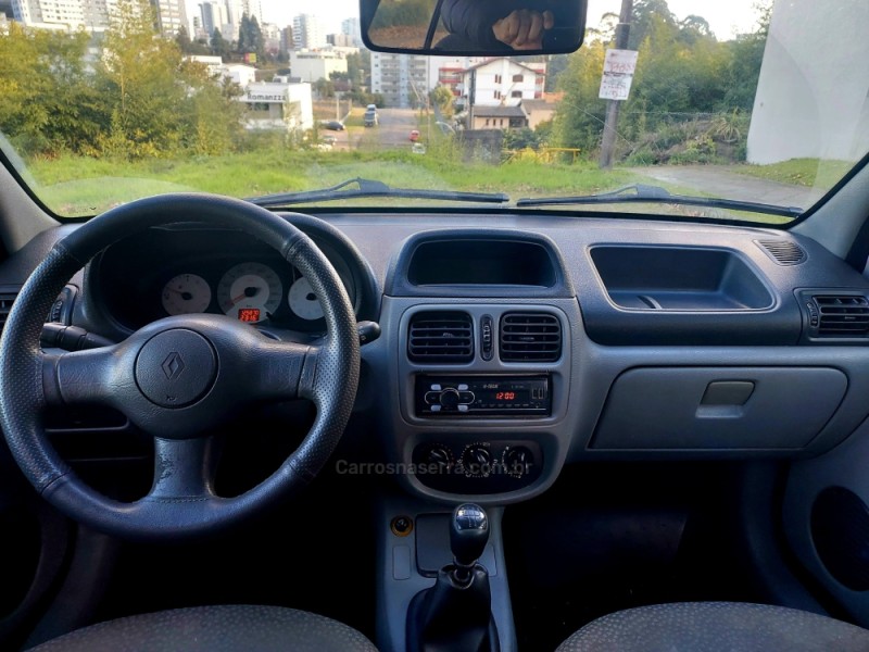 CLIO 1.0 AUTHENTIQUE 16V GASOLINA 4P MANUAL - 2008 - CAXIAS DO SUL