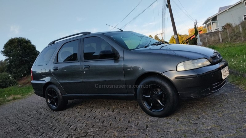PALIO 1.0 MPI FIRE ELX WEEKEND 16V GASOLINA 4P MANUAL - 2001 - CAXIAS DO SUL