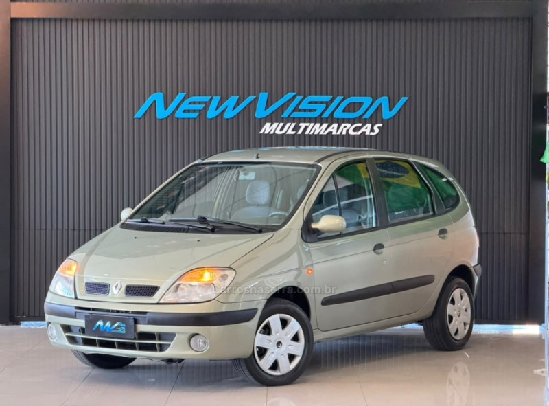 scenic 1.6 rt 16v gasolina 4p manual 2001 estancia velha