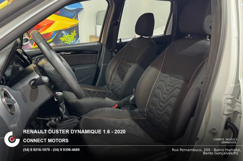 DUSTER 1.6 DYNAMIQUE 4X2 16V FLEX 4P AUTOMÁTICO - 2020 - BENTO GONçALVES