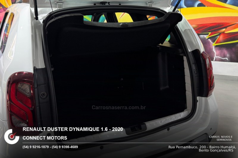 DUSTER 1.6 DYNAMIQUE 4X2 16V FLEX 4P AUTOMÁTICO - 2020 - BENTO GONçALVES