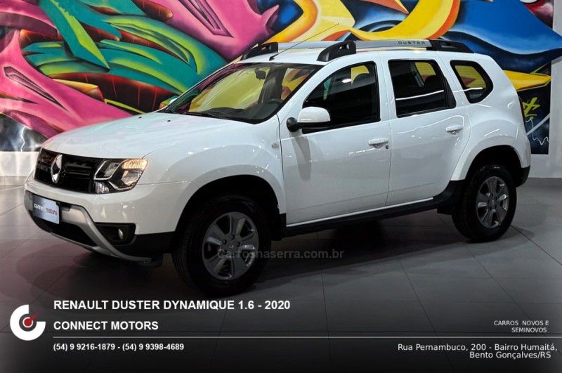 DUSTER 1.6 DYNAMIQUE 4X2 16V FLEX 4P AUTOMÁTICO - 2020 - BENTO GONçALVES