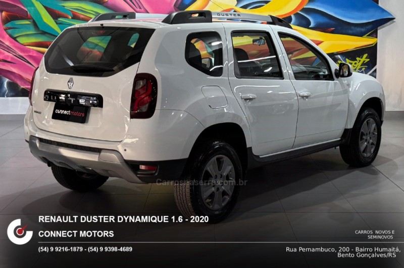 DUSTER 1.6 DYNAMIQUE 4X2 16V FLEX 4P AUTOMÁTICO - 2020 - BENTO GONçALVES