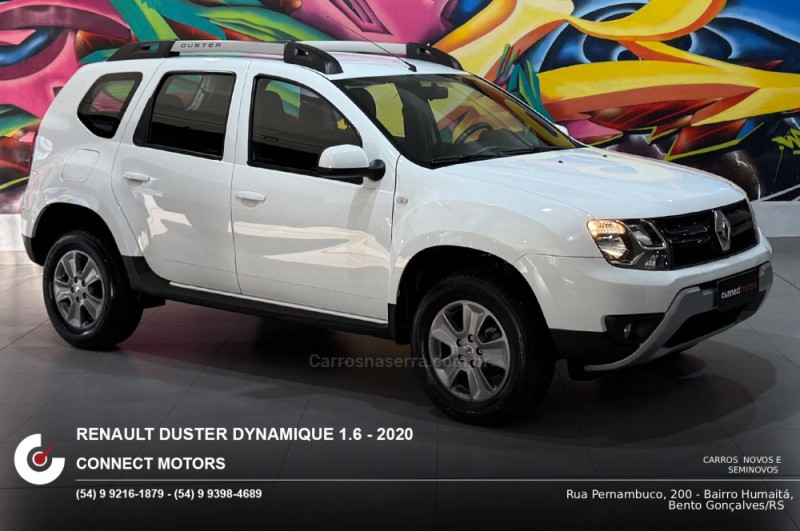 duster 1.6 dynamique 4x2 16v flex 4p automatico 2020 bento goncalves