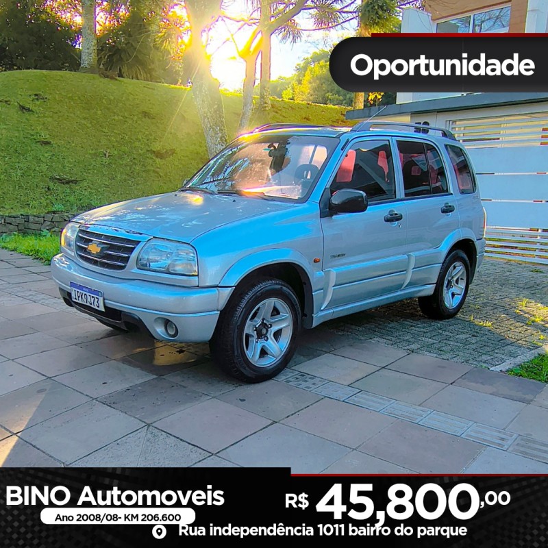 tracker 2.0 4x4 16v gasolina 4p manual 2008 farroupilha