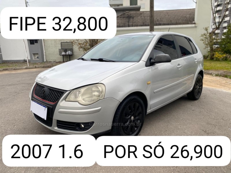 polo 1.6 mi 8v gasolina 4p manual 2007 caxias do sul