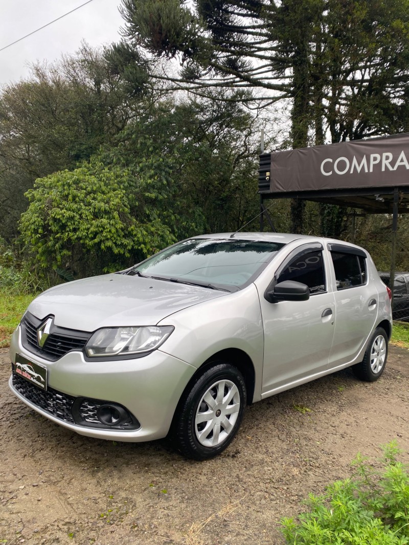 sandero 1.0 authentique 16v flex 4p manual 2018 caxias do sul