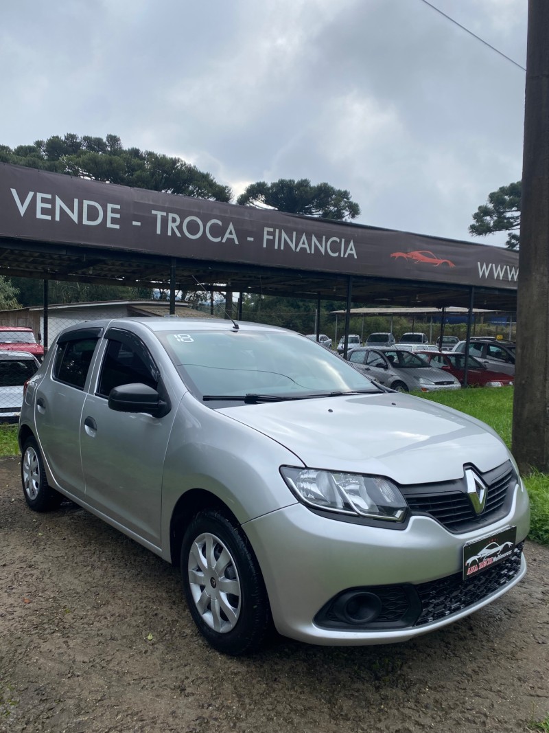 SANDERO 1.0 AUTHENTIQUE 16V FLEX 4P MANUAL - 2018 - CAXIAS DO SUL