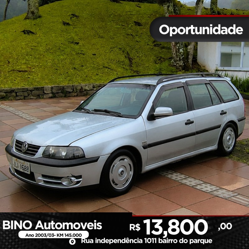 parati 1.0 mi crossover 16v turbo gasolina 4p manual g.iii 2003 farroupilha