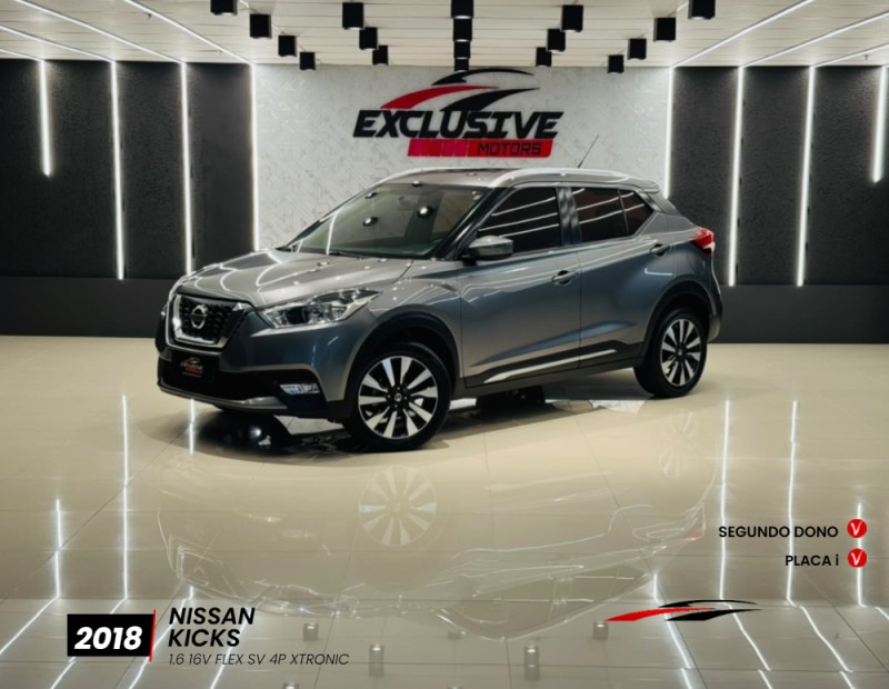 kicks 1.6 16v flex sv 4p xtronic 2018 caxias do sul