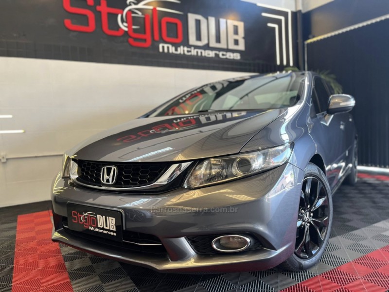 CIVIC 2.0 LXR 16V FLEX 4P AUTOMÁTICO - 2015 - ESTâNCIA VELHA
