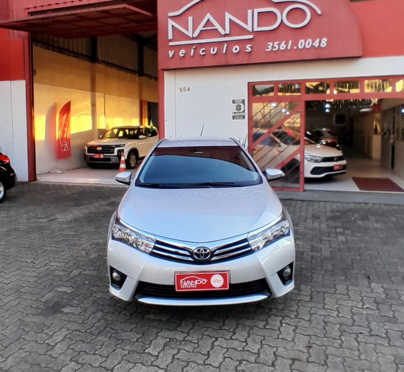 COROLLA 2.0 XEI 16V FLEX 4P AUTOMÁTICO - 2015 - ESTâNCIA VELHA