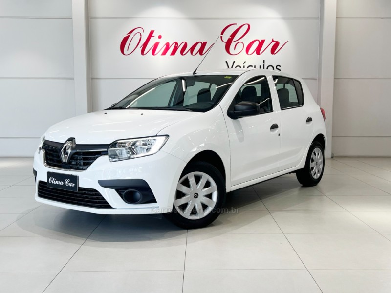 sandero 1.0 life 12v flex 4p manual 2021 flores da cunha