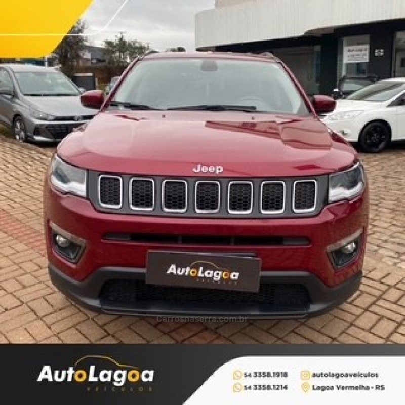 COMPASS 2.0 16V FLEX LONGITUDE AUTOMÁTICO - 2018 - LAGOA VERMELHA