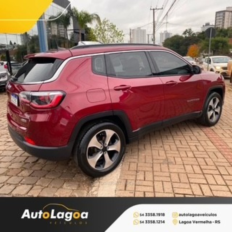 COMPASS 2.0 16V FLEX LONGITUDE AUTOMÁTICO - 2018 - LAGOA VERMELHA