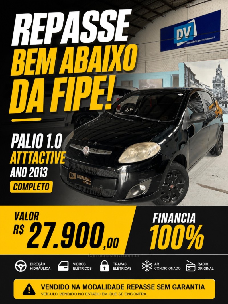 PALIO 1.0 MPI ATTRACTIVE 8V FLEX 4P MANUAL